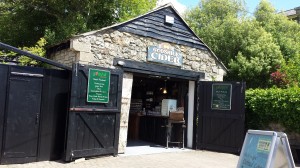 Cider shop, offering a variety of apple ciders 